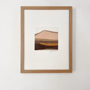 Collines n2 - art textile Garrigue