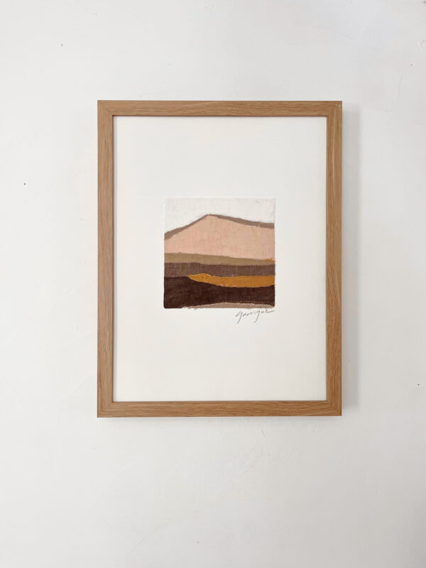 Collines n2 - art textile Garrigue